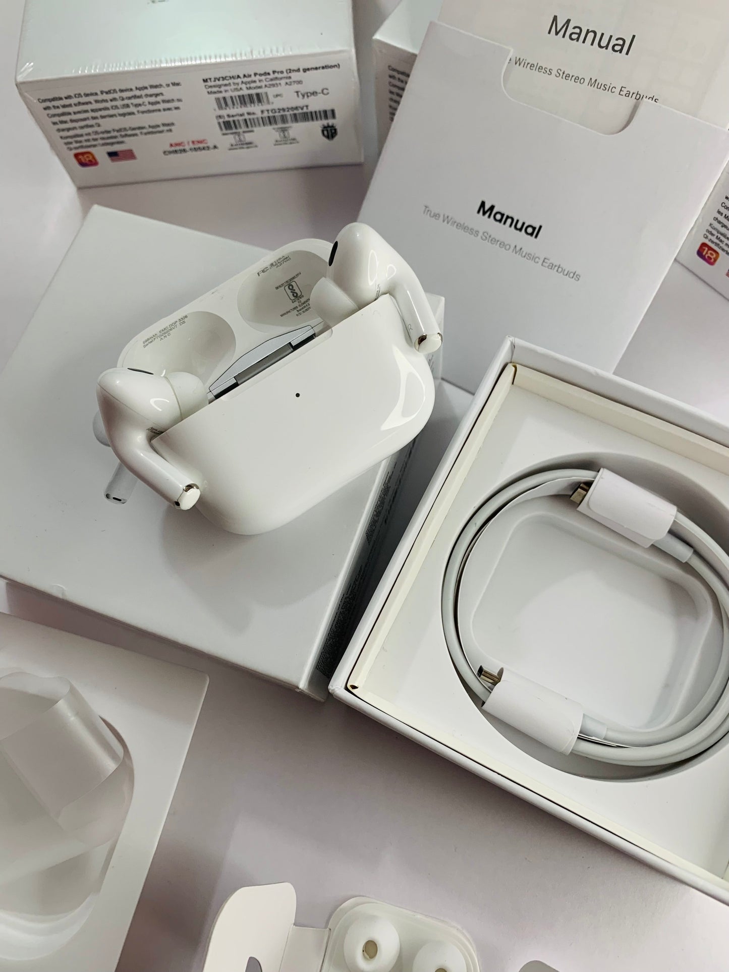Maxpods Pro 2nd Generation With MagSafe wireless charging case support (6 Month Warranty)
