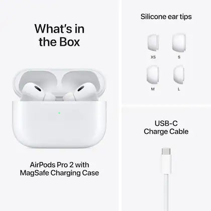 Maxpods Pro 2nd Generation With MagSafe wireless charging case support (6 Month Warranty)