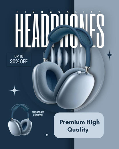 Max Pods Max – ANC Wireless Headphones With 36H, 48H & 72H Battery & Deep Bass