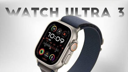 i-watch Ultra 3 with 2 straps and watch charger with 1 year warranty