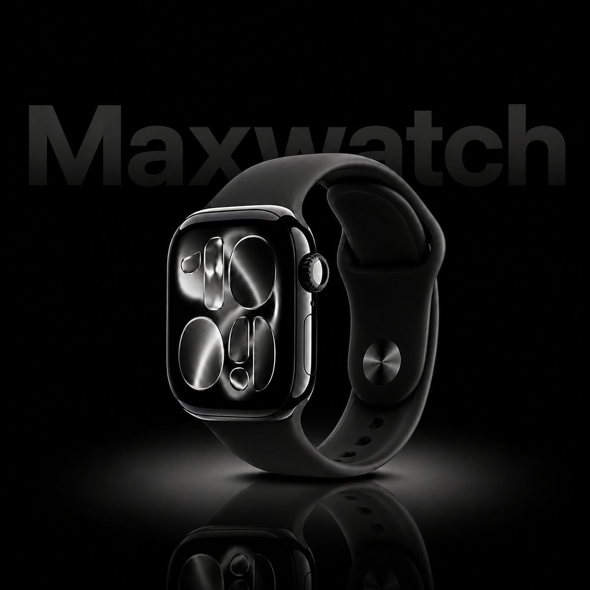 Max watch series 11 with 2 strap and watch charger (1 year warranty)