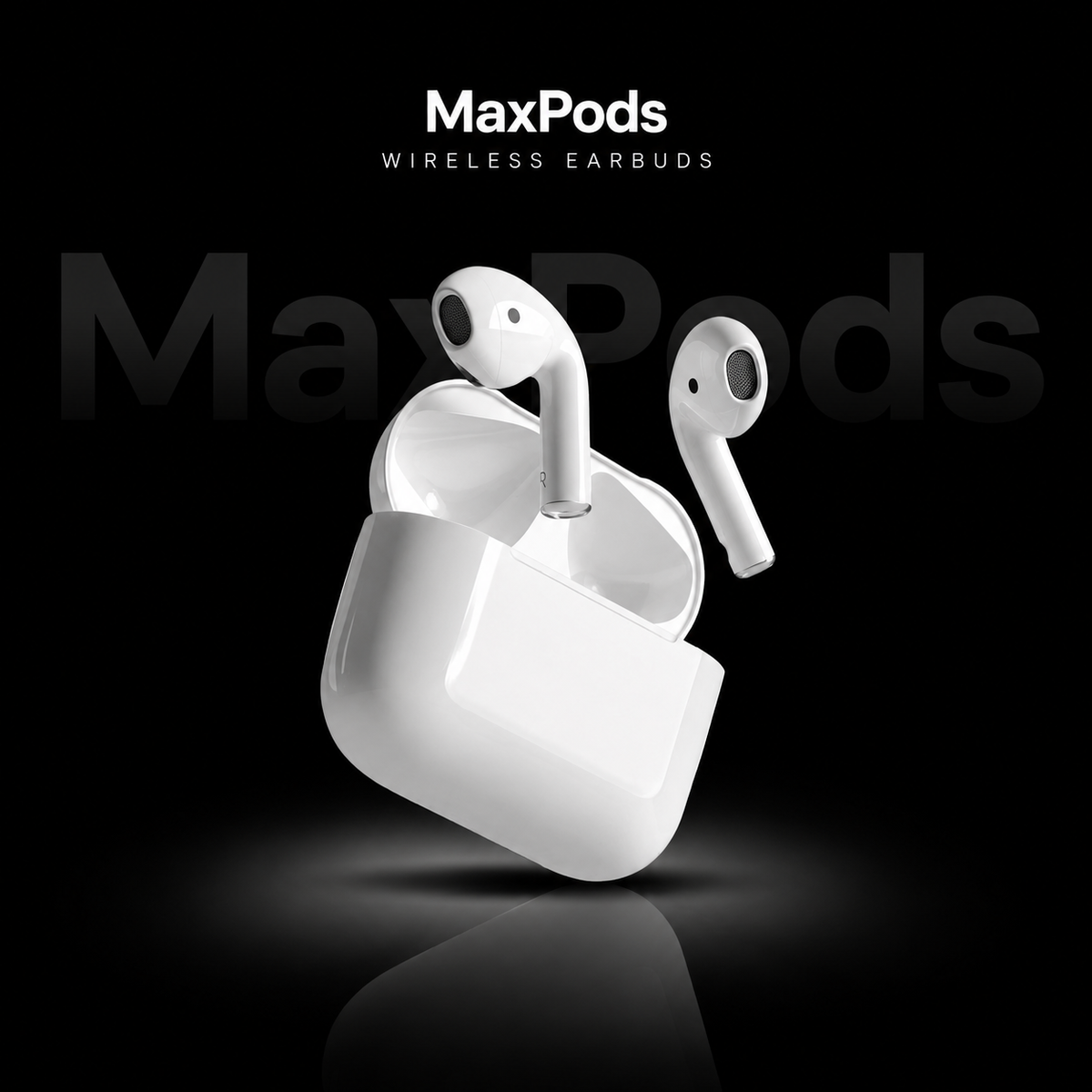 Maxpods 4 with wireless charging (1 year warranty)