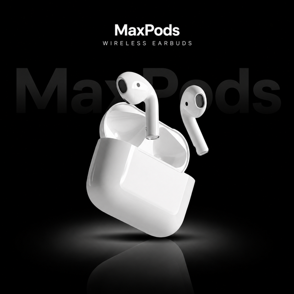 Maxpods 4 with wireless charging (1 year warranty)