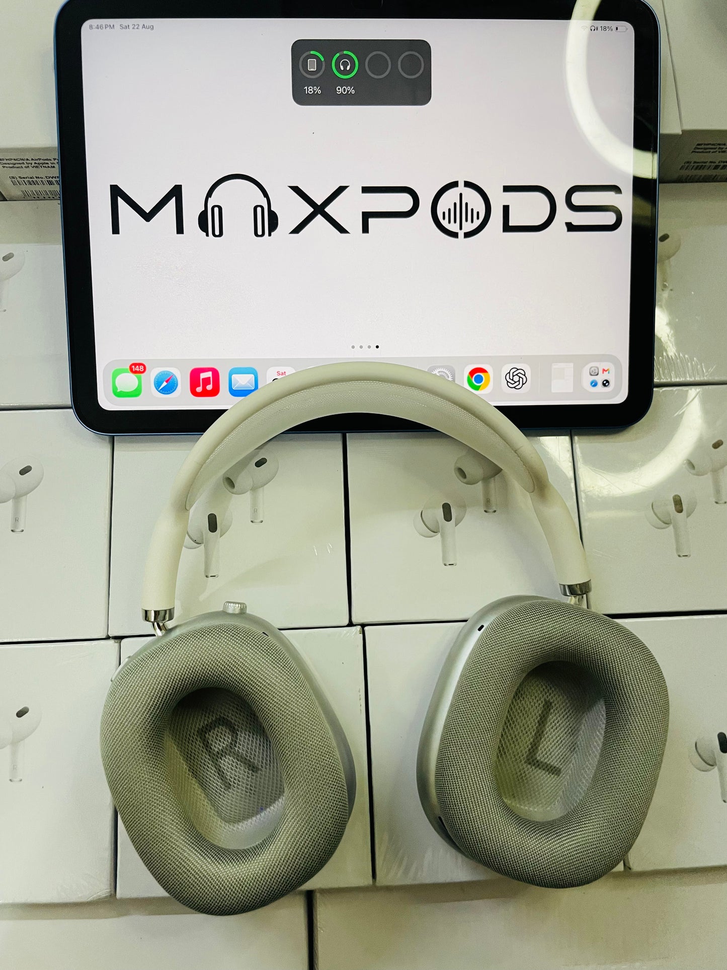 Max Pods Max – ANC Wireless Headphones With 36H, 48H & 72H Battery & Deep Bass