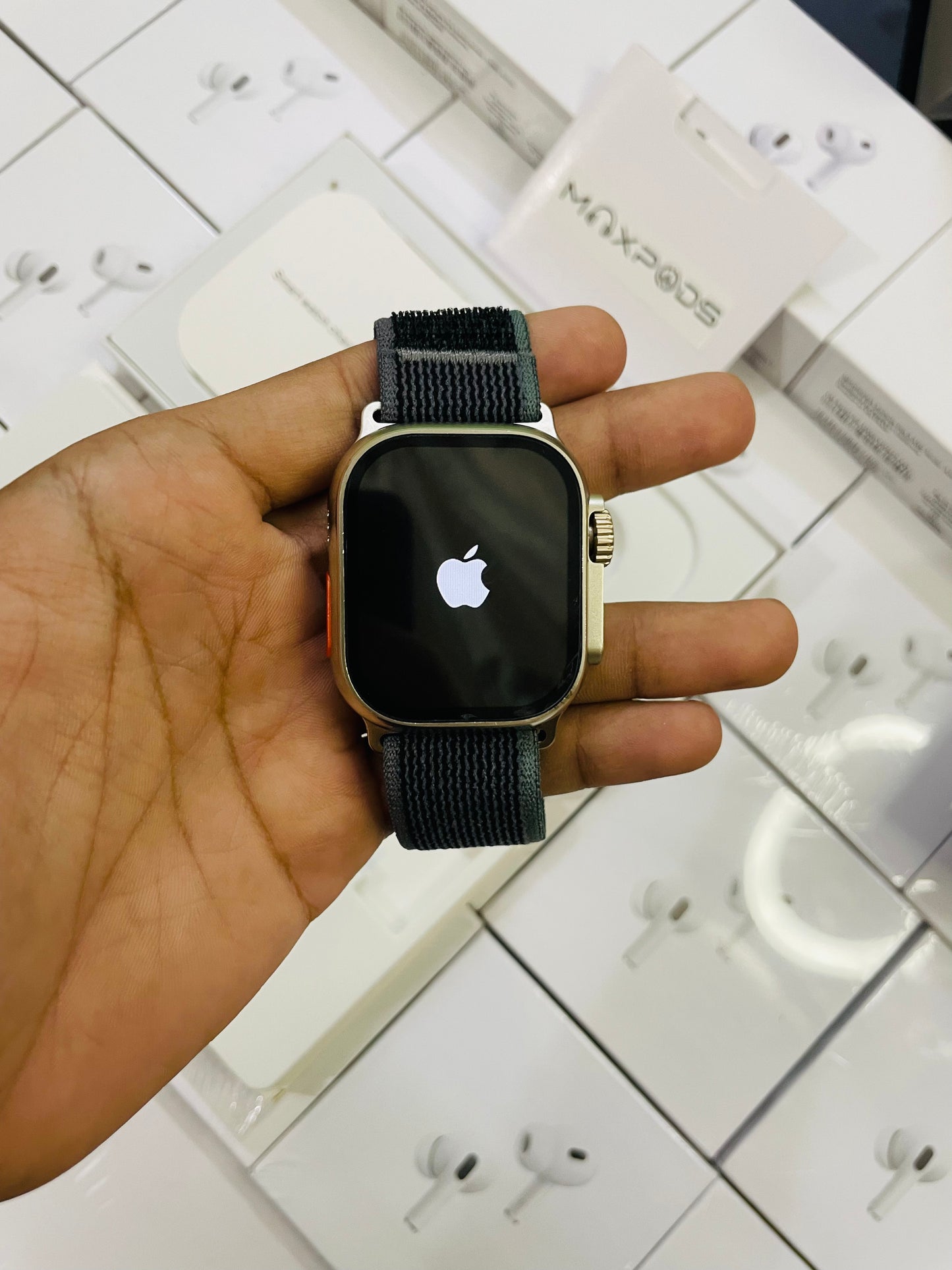 Max Watch Ultra 3 with 2 straps and watch charger with 1 year warranty