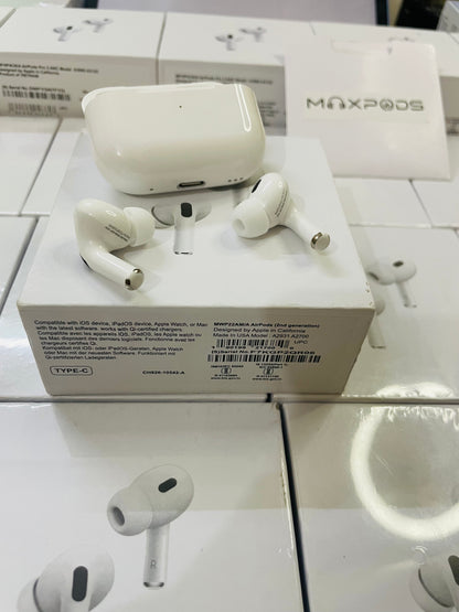 Maxpods Pro 2nd Generation With wireless charging (6 Month Warranty)