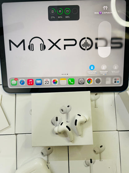 Maxpods Pro 3 ANC Working With Noise Cancellation Wireless charging
