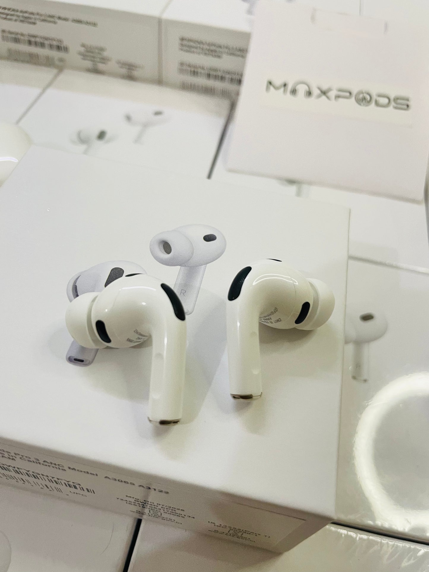Maxpods Pro 3 ANC Working With Noise Cancellation Wireless charging