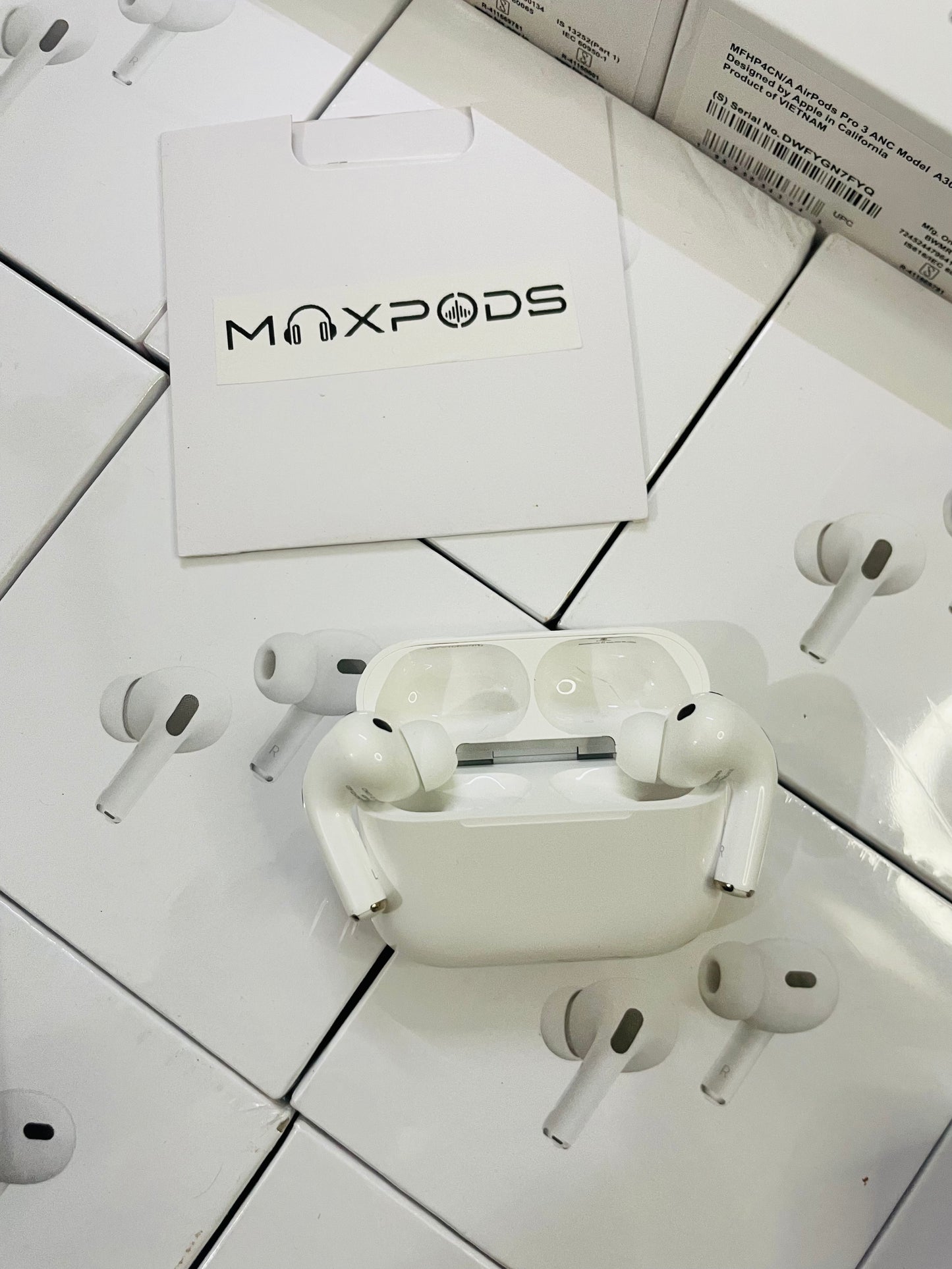 Maxpods Pro 3 ANC Working With Noise Cancellation Wireless charging