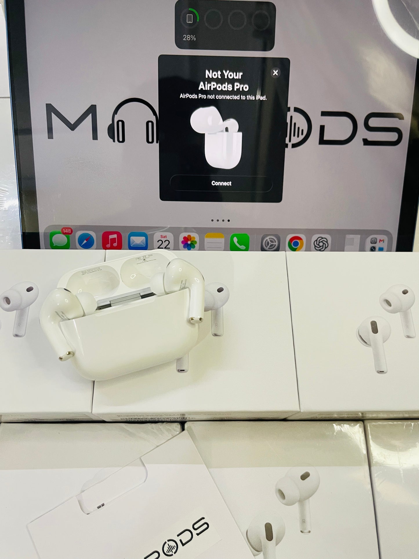 Maxpods Pro 3 ANC Working With Noise Cancellation Wireless charging